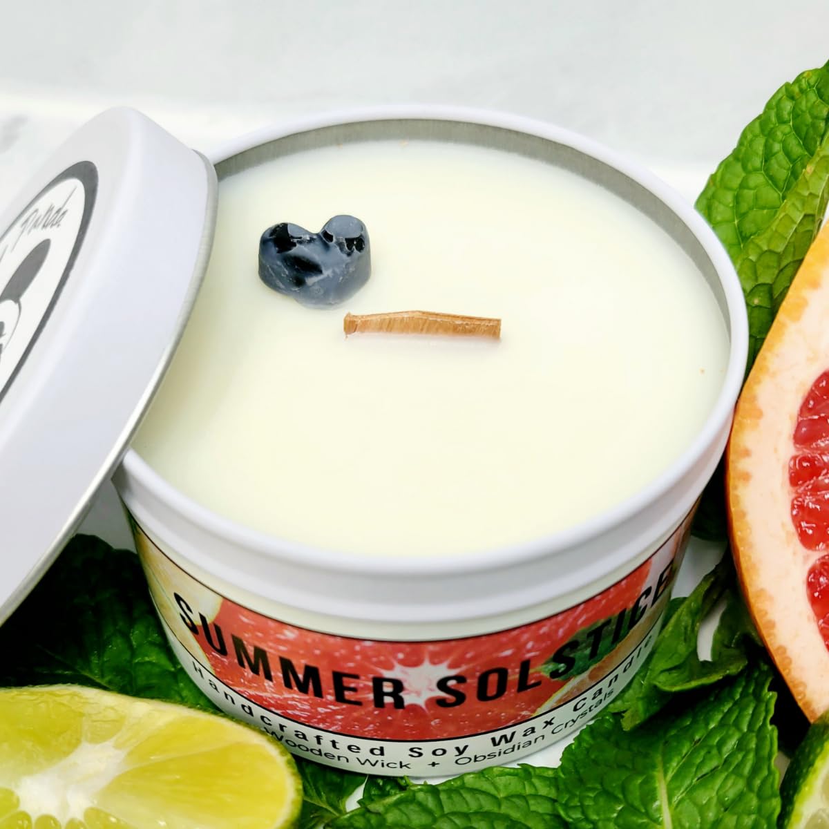 Summer Solstice Soy Wax Wood Wick Candle 5oz