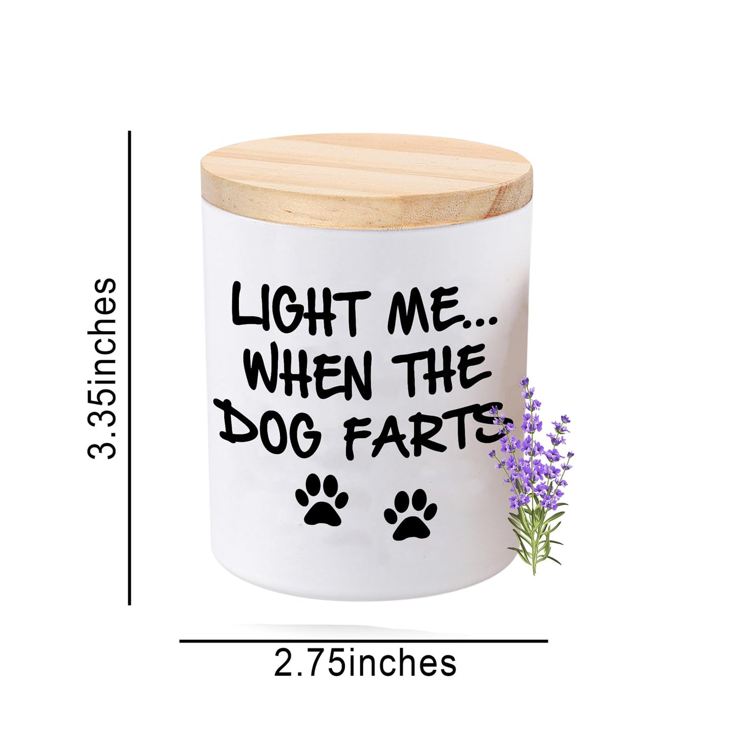 BFJLIFE Funny Gifts for Women Unique Dog Mom Dog Lovers Mothers Day Christmas Birthday Gifts for Girlfriend Sister Bestie Best Friend Her Wife Stocking Stuffers for Women Lavender Scented Soy Candles