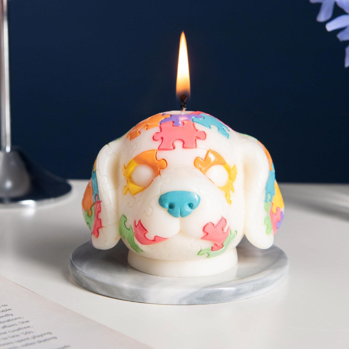 Dog Aromatherapy Vegetable Wax Candle