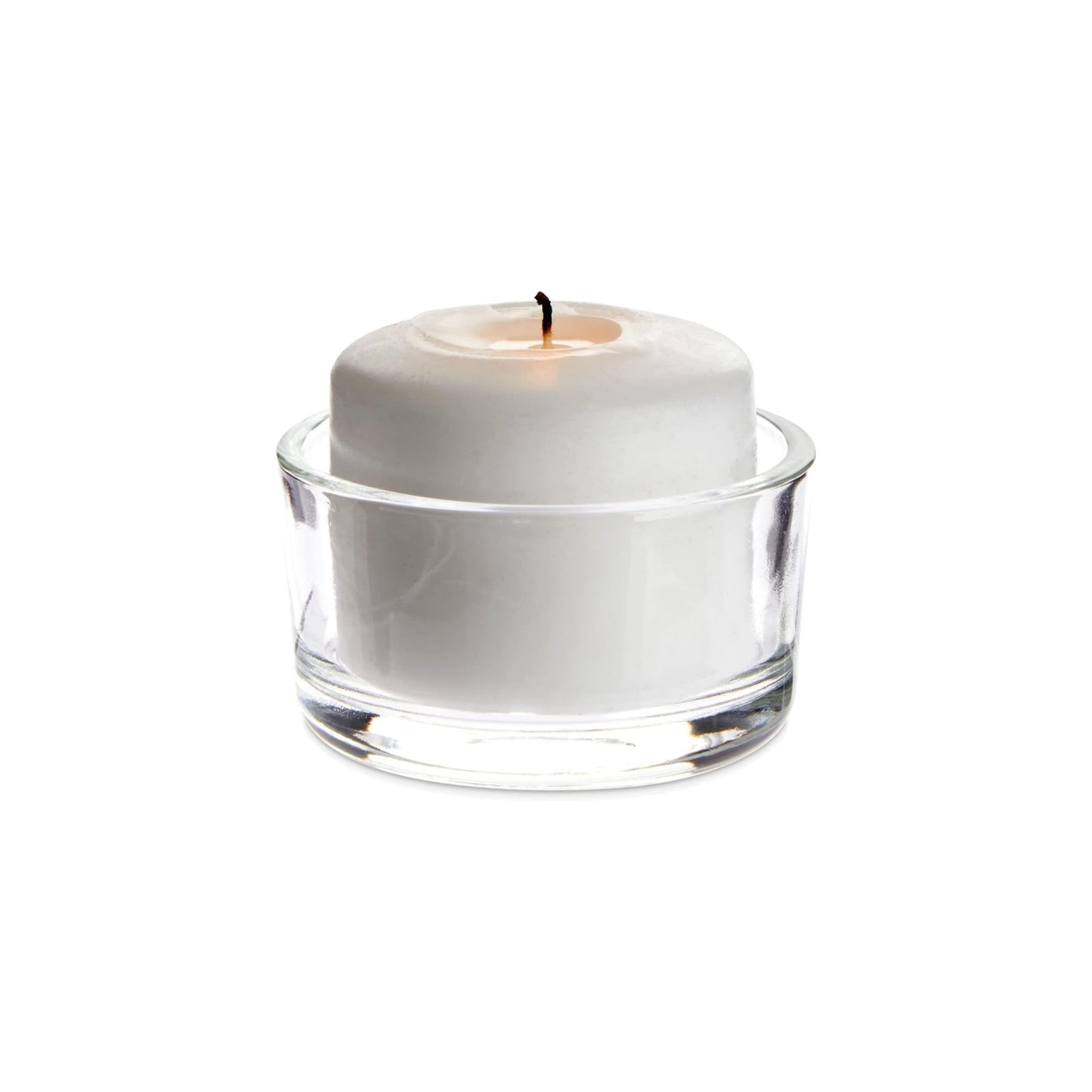 WGV Tea Light Votive Candle Holder 2x1.2 H, Clear Stubby Utility Cylinder Glass, Small Home Accent Decor, 1 Pc