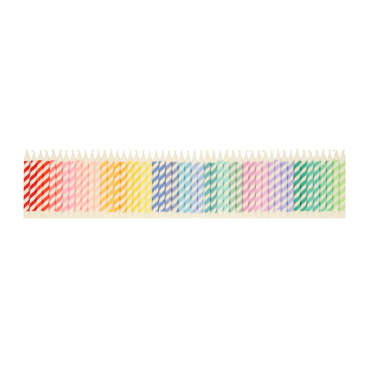 Meri Meri Mini Birthday Candles for Cake (Pack of 50), Unscented Meri Meri Birthday Candles