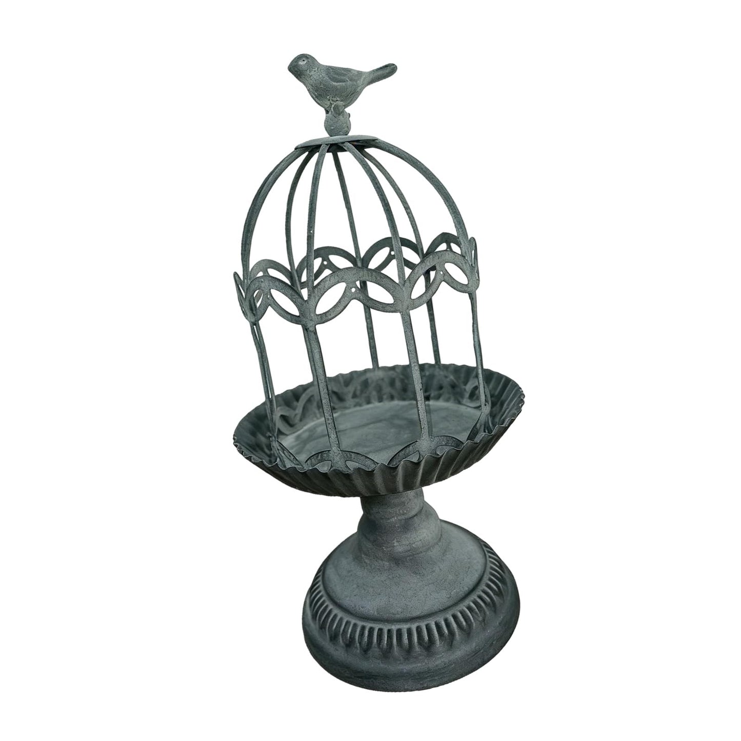 Decorative Candlestick Metal Flower Binding Birdcage Holder Desktop Ornament Home Wedding Decoration Accessories Home Gardening Accessories