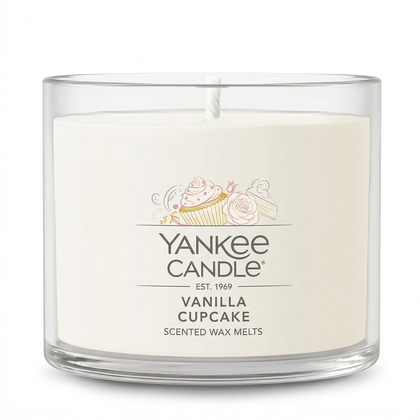 Yankee Candle Mini Jar Scented Candles, Small Single Wick Candle Set, Soy Wax Blend, Vanilla Cupcake, Lilac Blossoms, Coconut Beach, Pink Sands (Sweet Serenity Variety Pack)