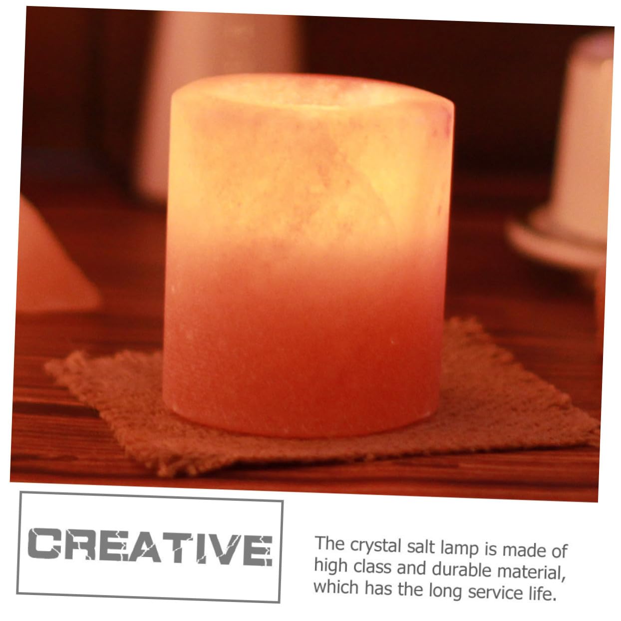 Amosfun 2pcs Himalayan Salt Candle Holder for Meditation Home Decor Elegant Table Ornament for Centerpieces Unique Temple Design