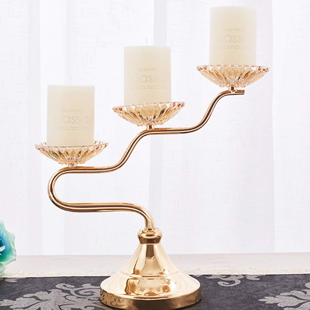 XILIN-1987 Candle Holderss Creative European Candle Holder Retro Wrought Iron Candlestick Candlelight Dinner Props Decorative Candlestick