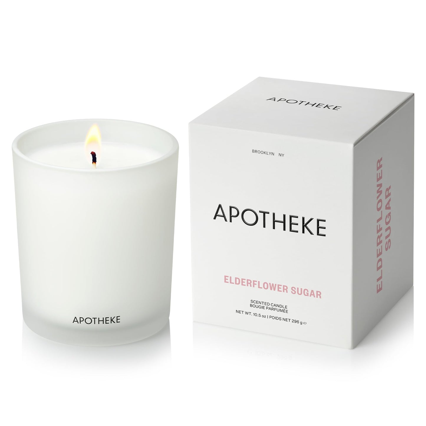 Apotheke Signature Scented Candles for Home, Elderflower Sugar