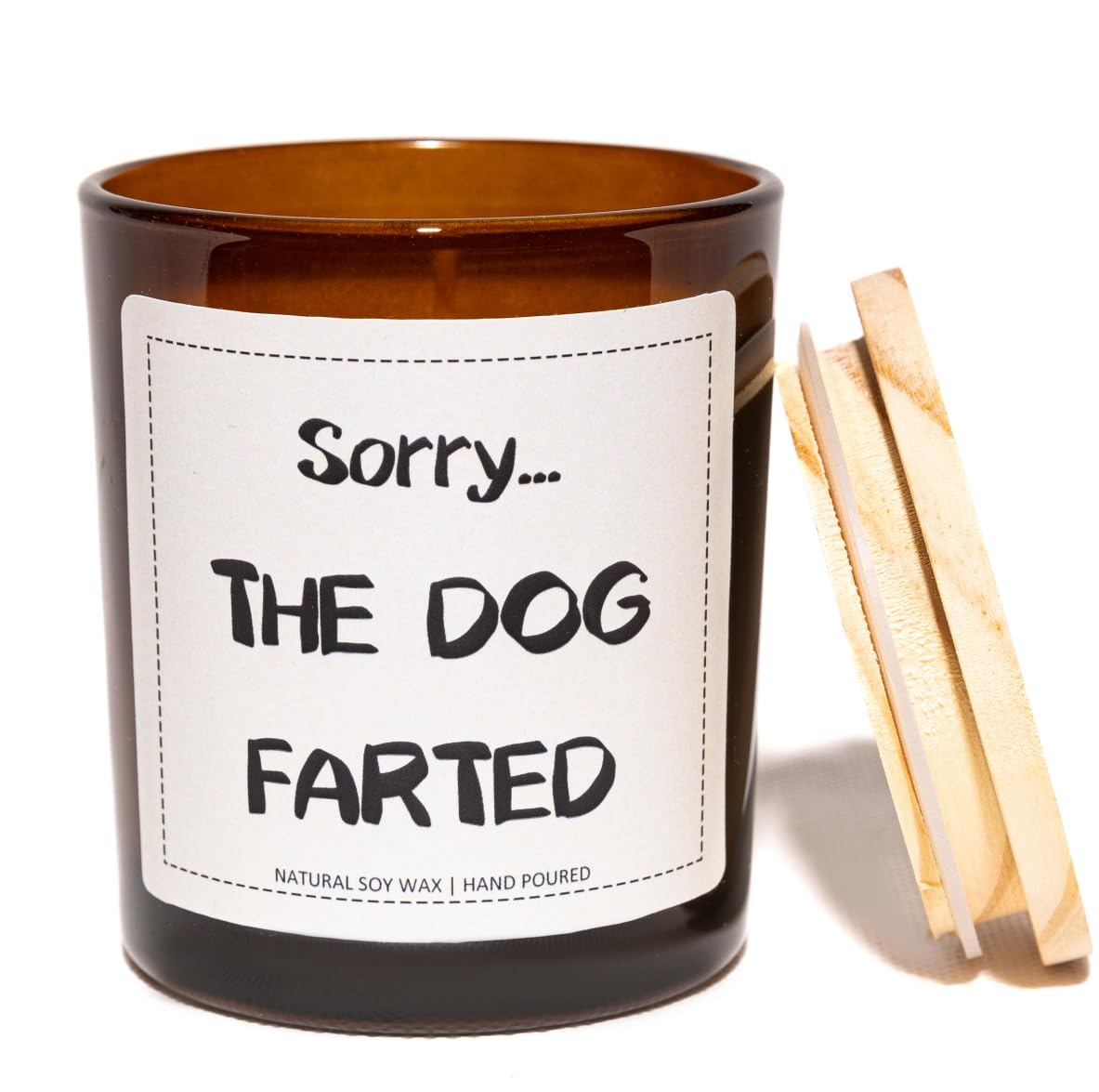 Dog Mom Gifts, Dog Lovers Gifts for Women, Sorry The Pet Farted Candle - Lavender & Eucalyptus, Crafted by Natural Soy Wax & Natural Essential Oils