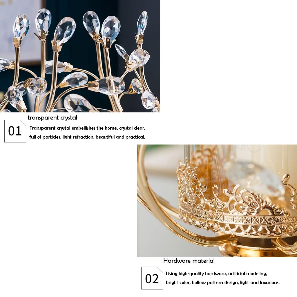 Candlestick Holders Aromatherapy Candle Holder Crystal Candle Holder Ornaments Light Luxury Home Table Candle Light Dinner Props Romantic Candle Holders (Size : A)