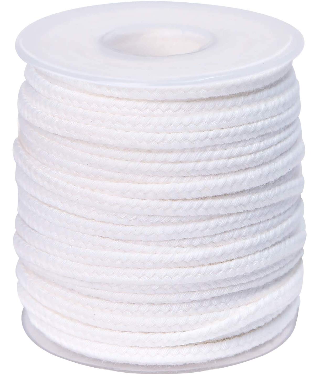 QPZ 100Pcs Cotton Candle Wicks 6" Pre-Waxed with Tabs,50Pcs Wooden Candle Wicks Smokeless,Wood Candle Making Wicks 0.59*5.9 Inch with 50Pcs Wick Clips Holders Metal Based for Candle DIY,Candle Making