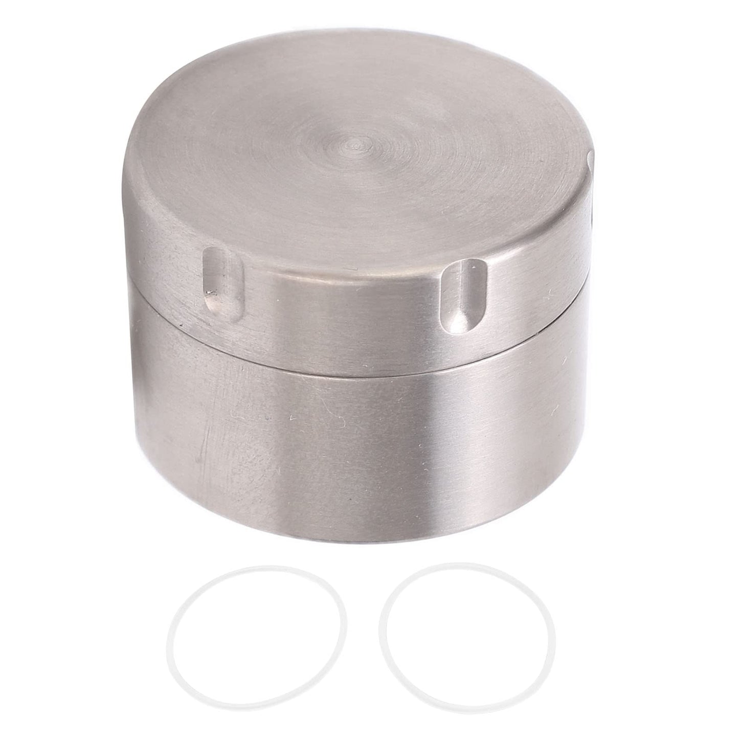 Alomejor Metal Round Candlestick for Tea and Storage, and Portable for Travel