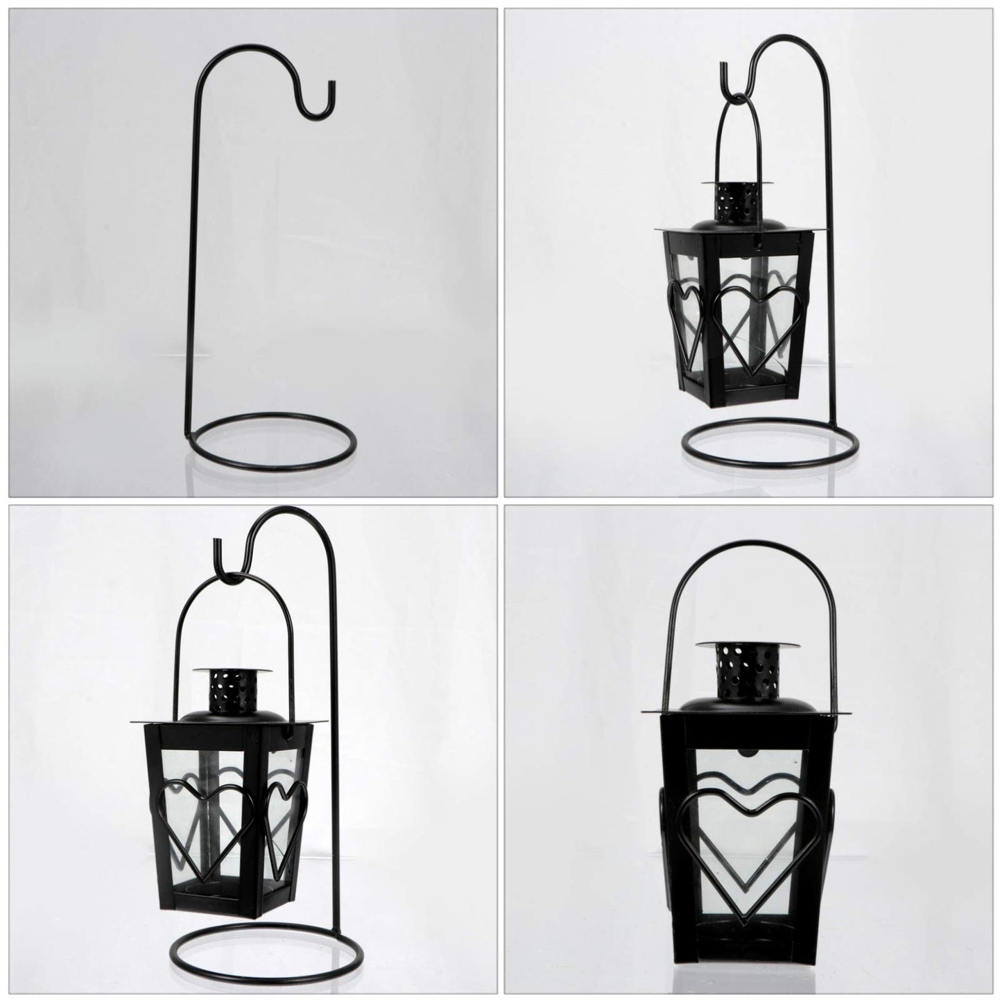 SOLUSTRE 1pc Iron Love Candle Holder Desktop Decor Candle Holders Iron Candle Holder Table Decoration Home Candleholder Decoration Floor Candelabra Glass Romantic Candlestick Lamp