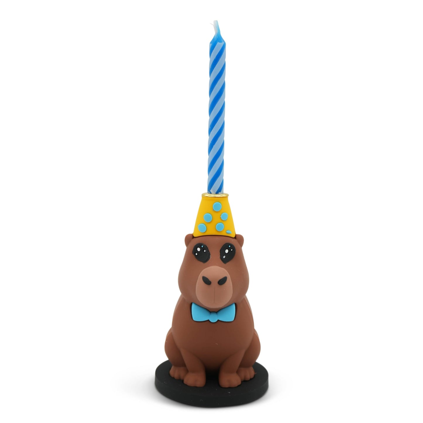 GOOFBALLS Funny Birthday Candle Holder – Humorous Party Decoration & Gag Gift – Quirky Cake Topper for Adults & Friends - Capybara