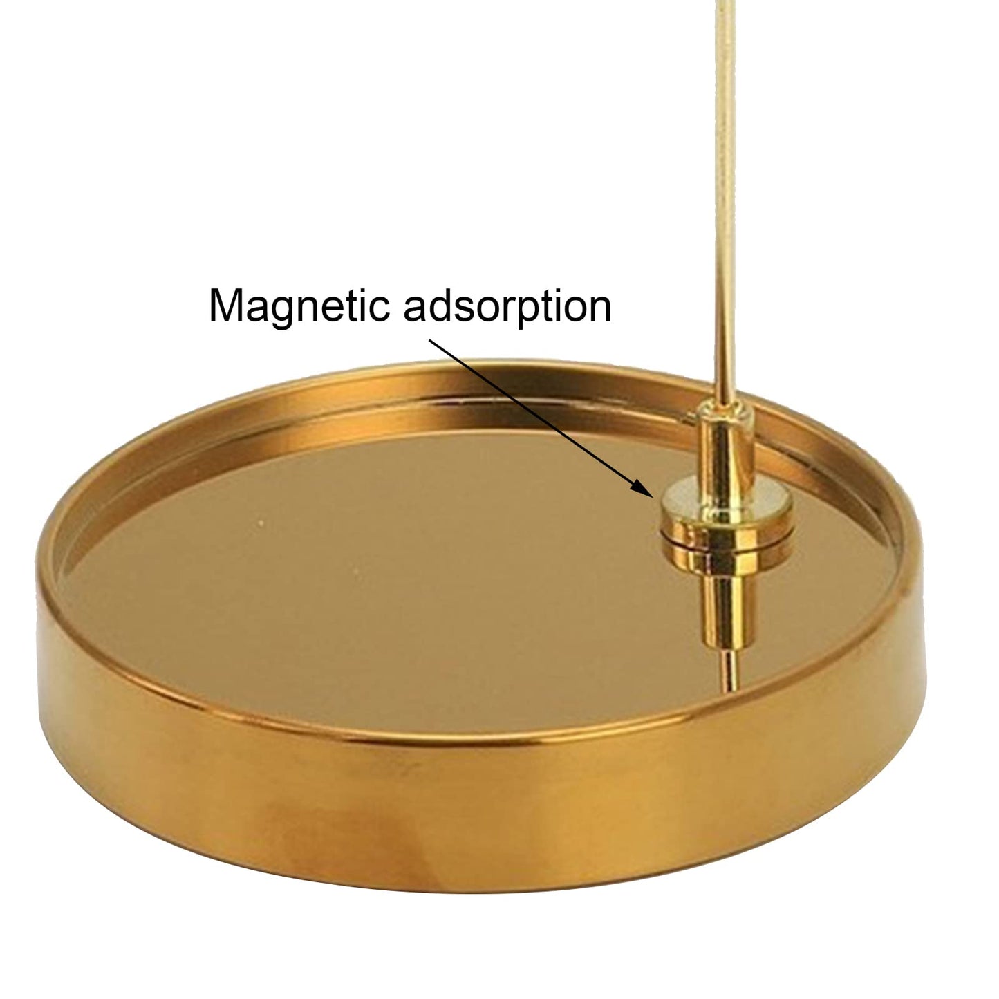 PhantomSky Rotating Candle Carousel Metal Tea Light Candle Spinner Holder, Candlestick Holders for Wedding Birthday Valentine's Day Christmas Party Decoration Home Decor Gifts - Golden Fairy