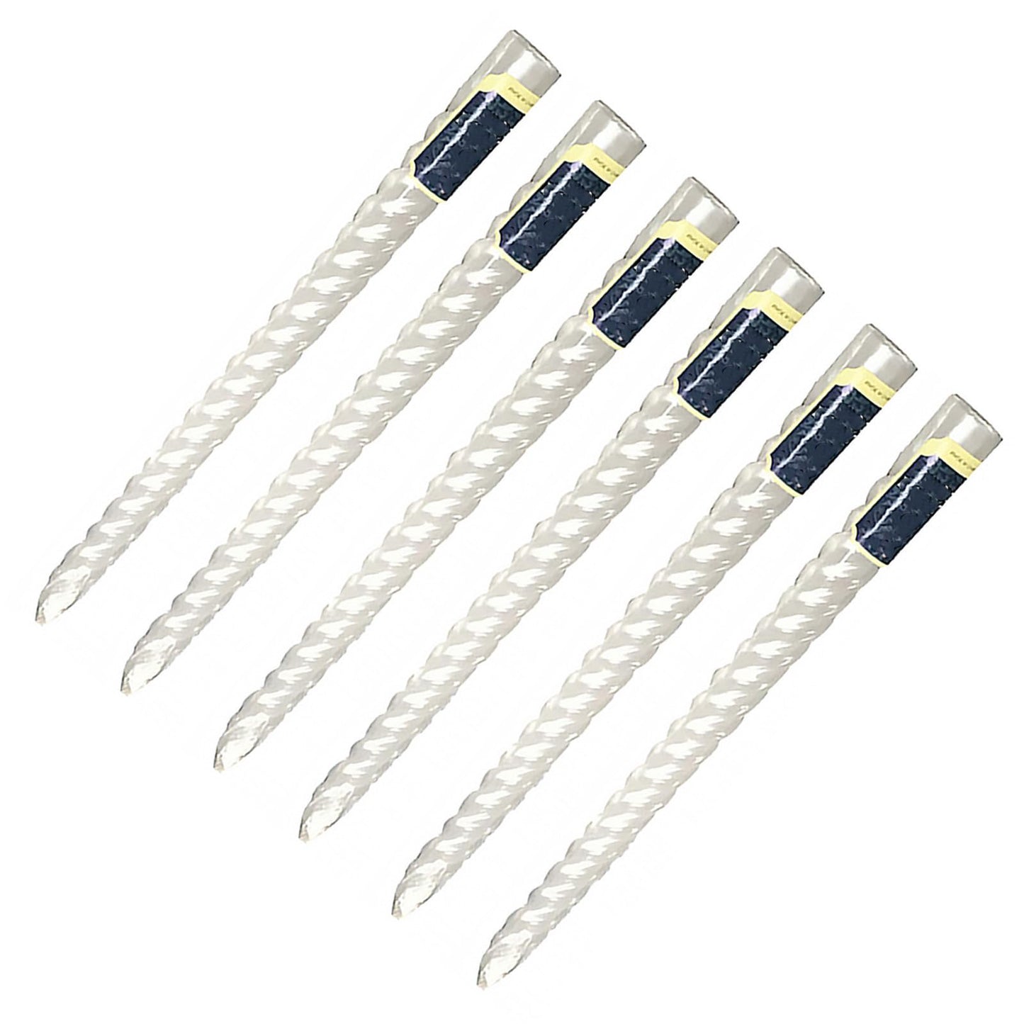 VOSAREA 6pcs White Long Taper Candles Made of Paraffin with Smoke-Free and Long Burning Features European Style Rod Candles for Weddings and Home Decor