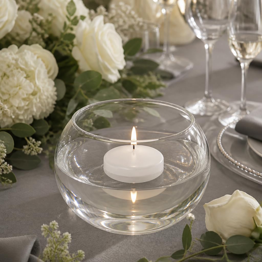 yummi Case of 18 3" White Floating Candles