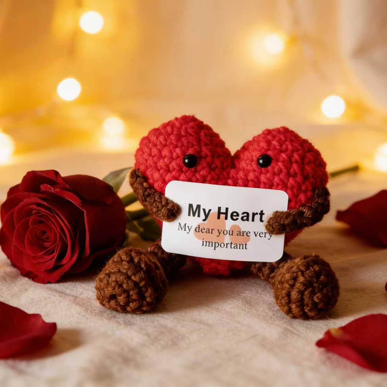 Gifts for Girlfriend Wife Lover Unique Ideas Wedding Engagement Gifts Heart-shaped Valentines Red Rose Love You Gift Romantic Gift Set