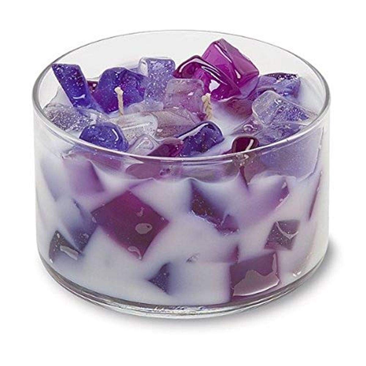 Primal Elements Color Bowl Candle, 2-Wick, Hand Poured, Soy Blend, Winterberry, 9.5oz