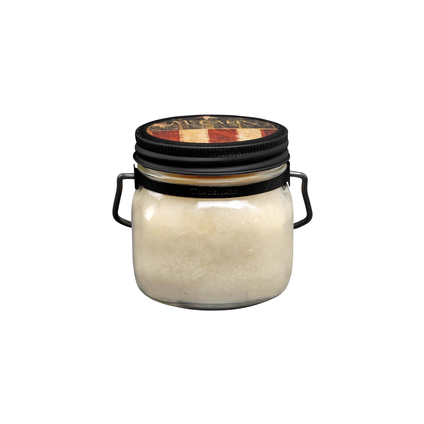 McCall’s Candles | Gardenia | 16 oz Two-Wick Scented Candle | USA-Poured | Vintage Mason Jar with Carrying Handle | Fresh Floral Gardenia Fragrance