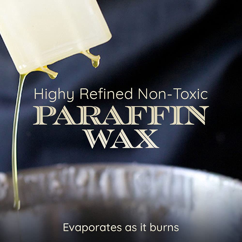 FLATYZ Handmade Christmas Candle - Classic Tree & Ornaments | Unscented, Drip-Resistant & Smoke-Free 2 Wick Candle for Home & Room Decor | Hand Painted, Flat Decorative Candles | Steel Stand Included