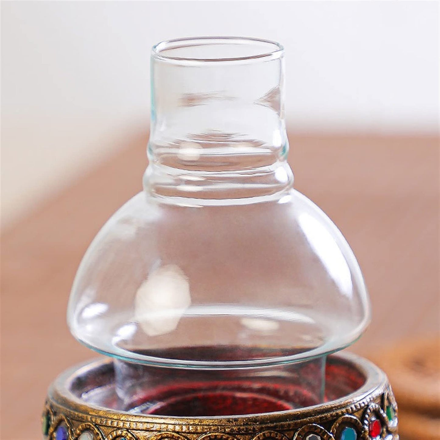 Candlestick Holders Wooden Candlestick Retro Windproof Candle Holder Dinner Table Candlestick Decoration Candle Holders