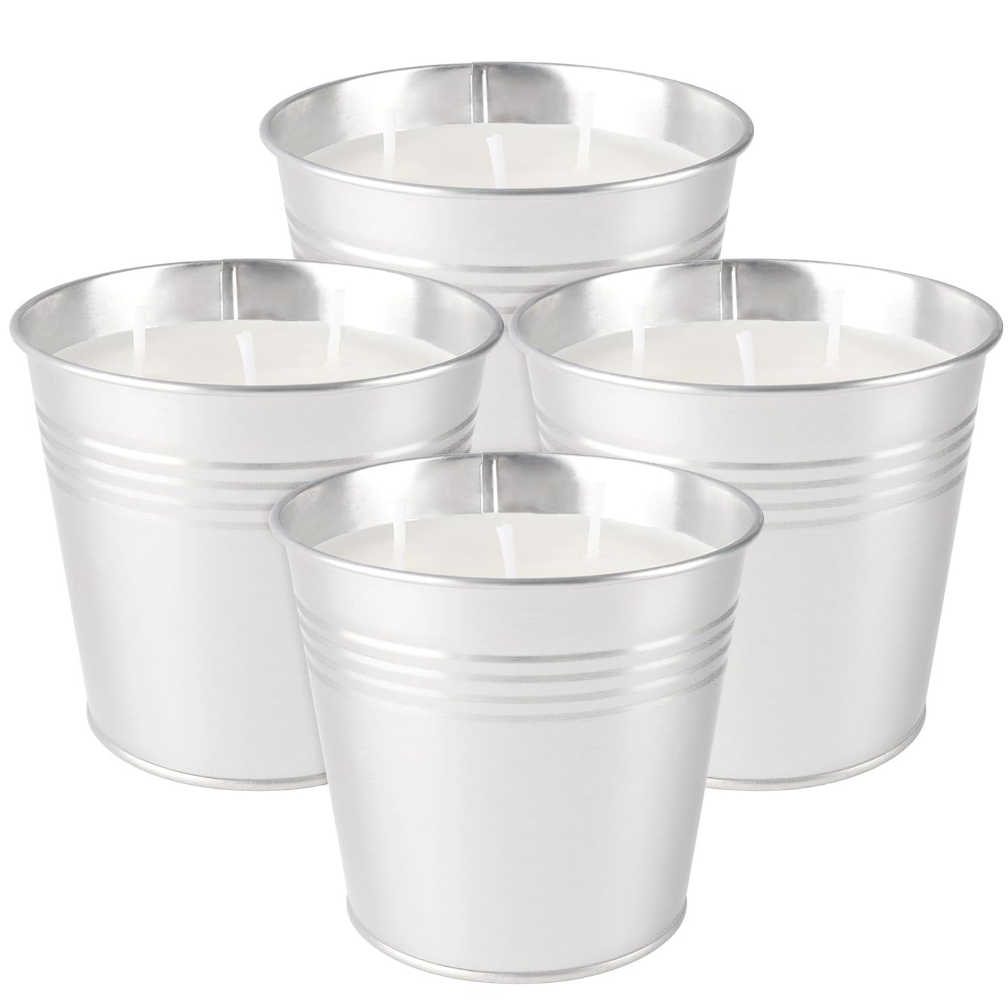 Large Citronella Candles Outdoor-4x150z3-Wick Bucket Candle for Home Patio Candleup to 240 Hours, Summer Camping HugeCandle