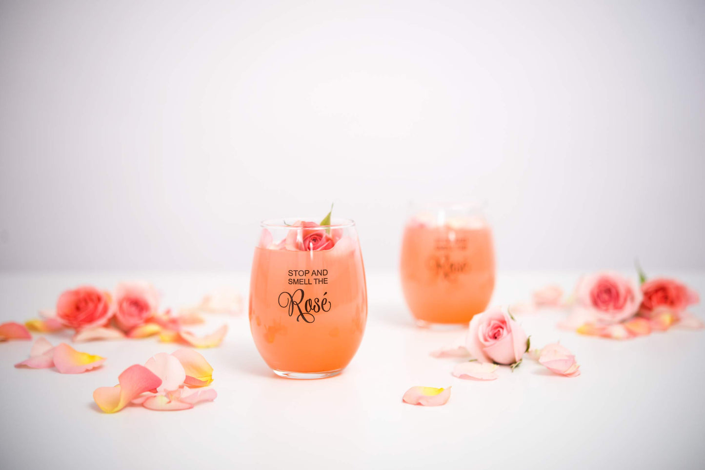 WEDDINGSTAR Personalized Small Stemless Wine Glass 9oz - 108 pack