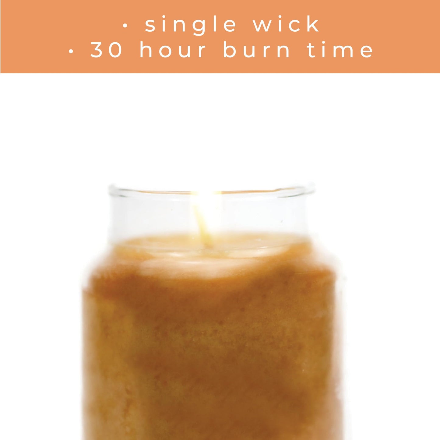 A Cheerful Giver - Pecan Belgium Waffles Baby Scented Glass Jar Candle (6oz) with Lid & True to Life Fragrance Made in USA