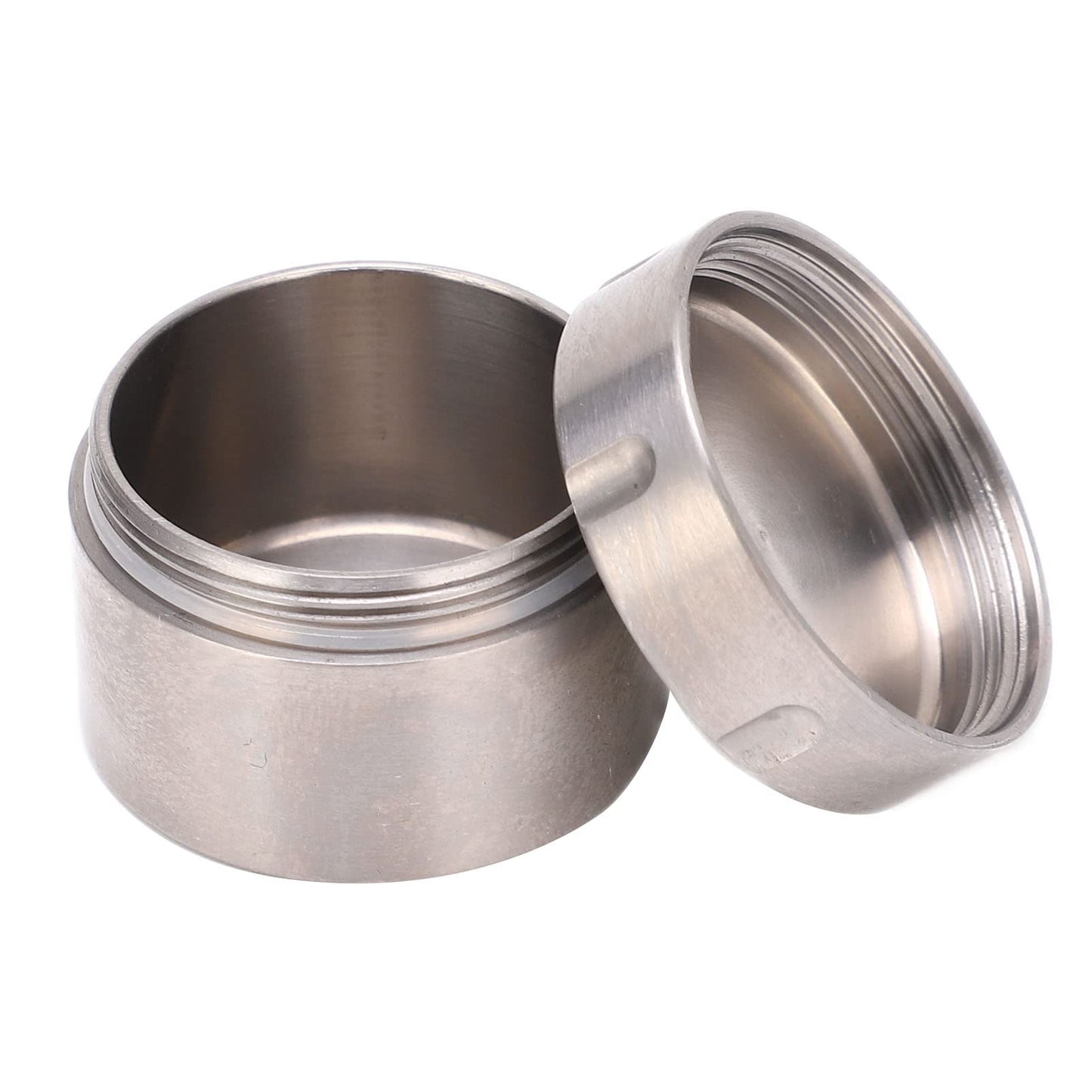 Alomejor Metal Round Candlestick for Tea and Storage, and Portable for Travel