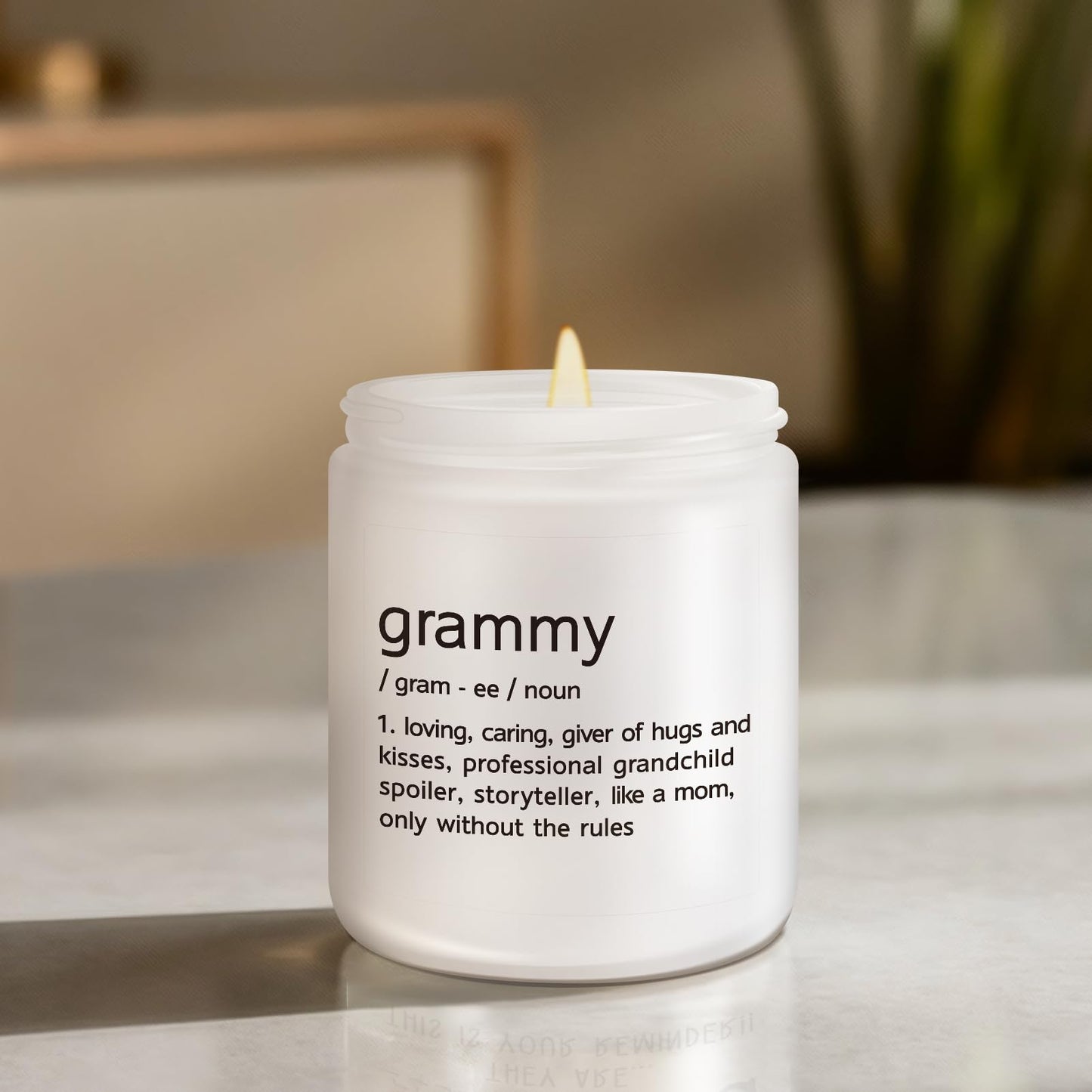 Grammy Gifts Birthday Gift for Grammy, Gifts for Grandma from Grandids, First Time Grandma, Funny Gramma Birthday Christmas Mother's Day Gift - Lavender Scented Candle