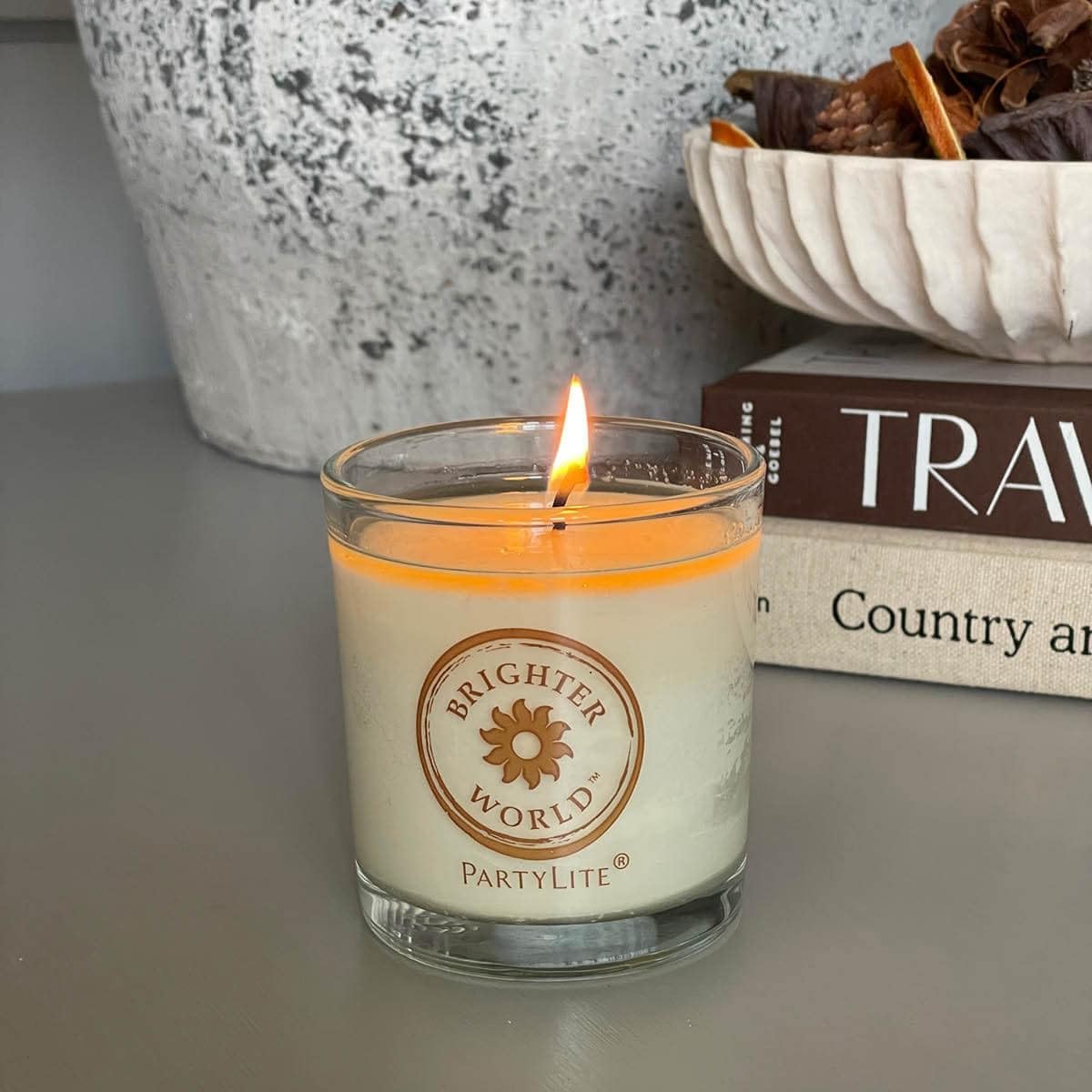 PartyLite Brighter World™ Ylang Ylang Black Currant Jar Candle