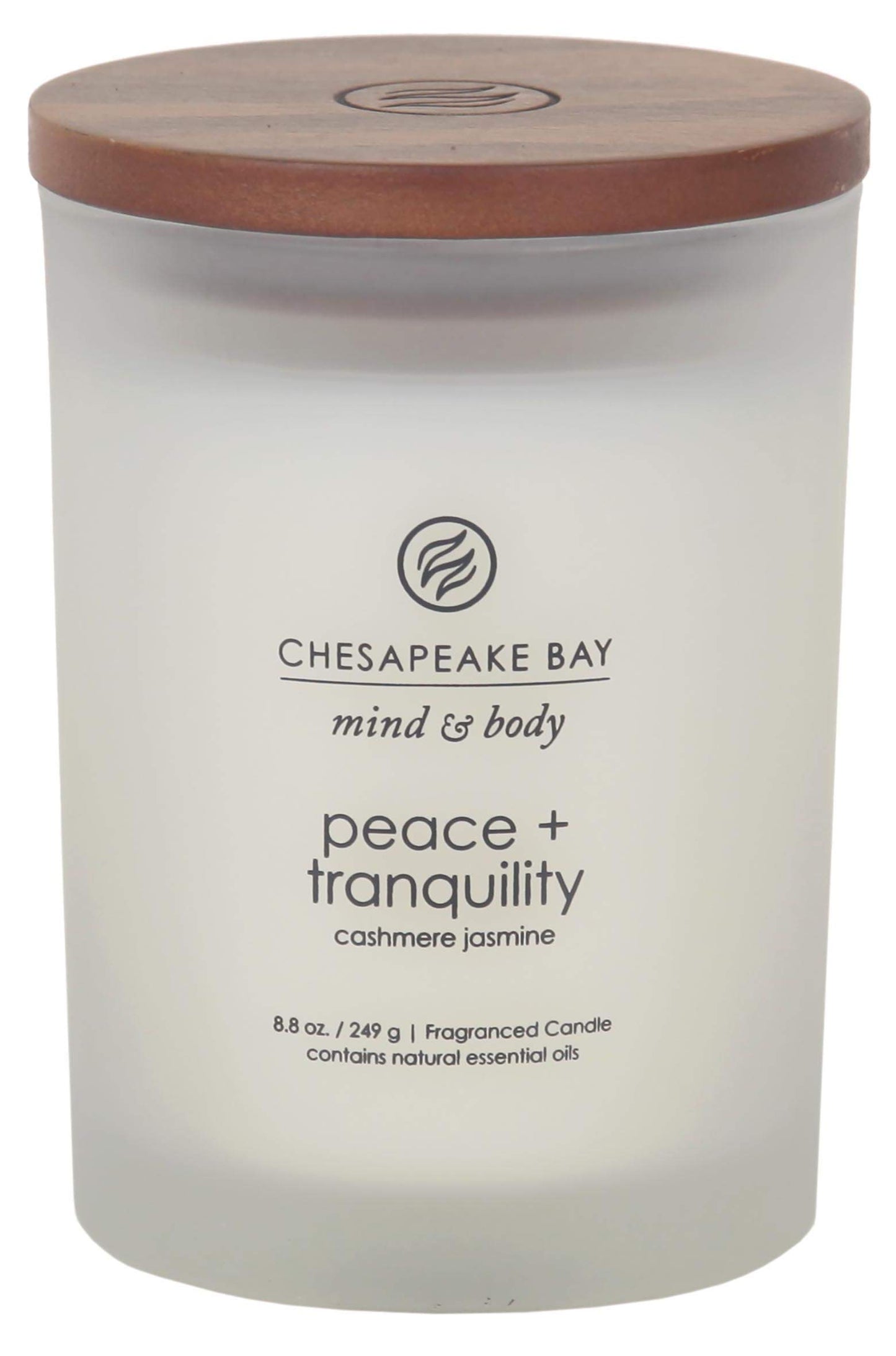 Chesapeake Bay Candle Scented Candles, Serenity + Calm (Lavender Thyme) & Peace + Tranquility (Cashmere Jasmine), Medium (2-Pack)