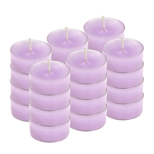 NJAO HOO 24 Pack Christmas Scented Tealight Candles 6 Hours Burn Red & Green Tea Candle Clear Cup Small Round Candle for Home Decor and Aromatherapy