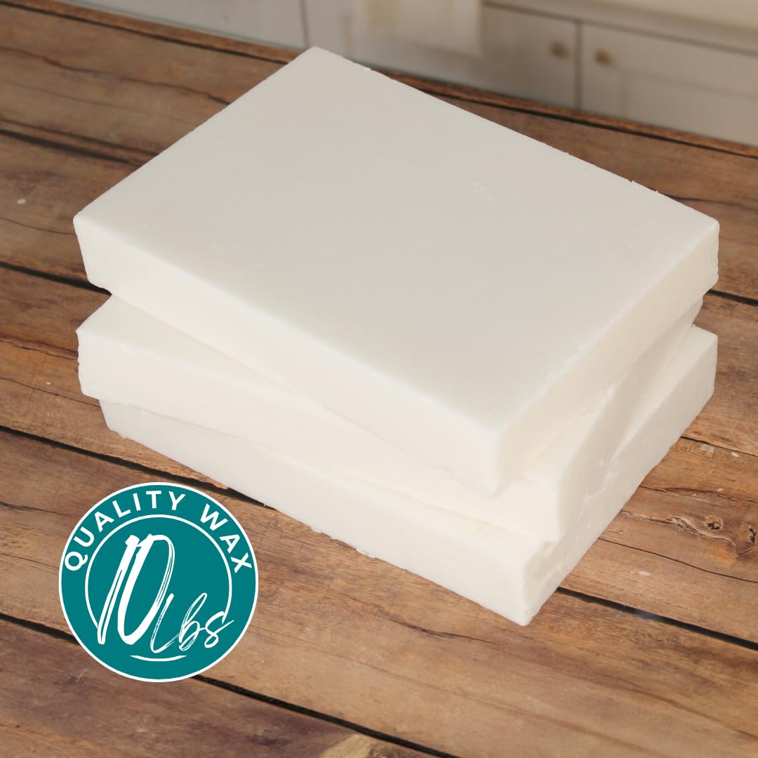 Direct Candle Supply - 10 lb Coconut Soy Candle Wax for Candle Making - Creamy Blend for High Load Fragrance Formulation, Coco Wax, Coconut Soy Candle Wax, Cera para Velas