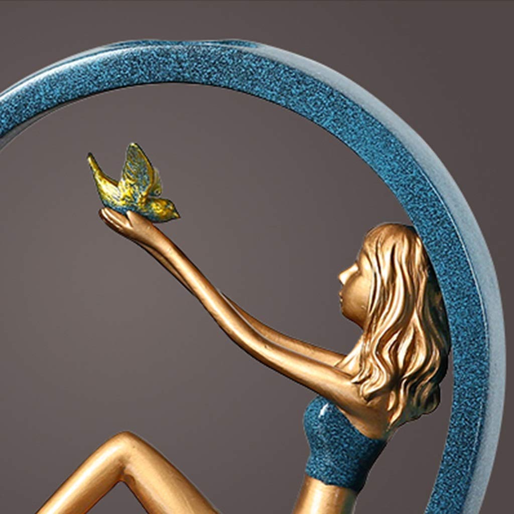 XILIN-1987 Candle Holderss Creative Dancing Girl Candle Holder Dining Table TV Cabinet Living Room Porch Home Crafts Decoration Candle Holder Decorative Candlestick (Size : A)