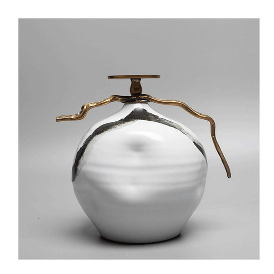 XILIN-1987 Candle Holderss Modern Chinese Candle Holder Ceramic Candlesticks Decoration Living Room Creative Crafts Ornaments Decorative Candlestick (Color : A)