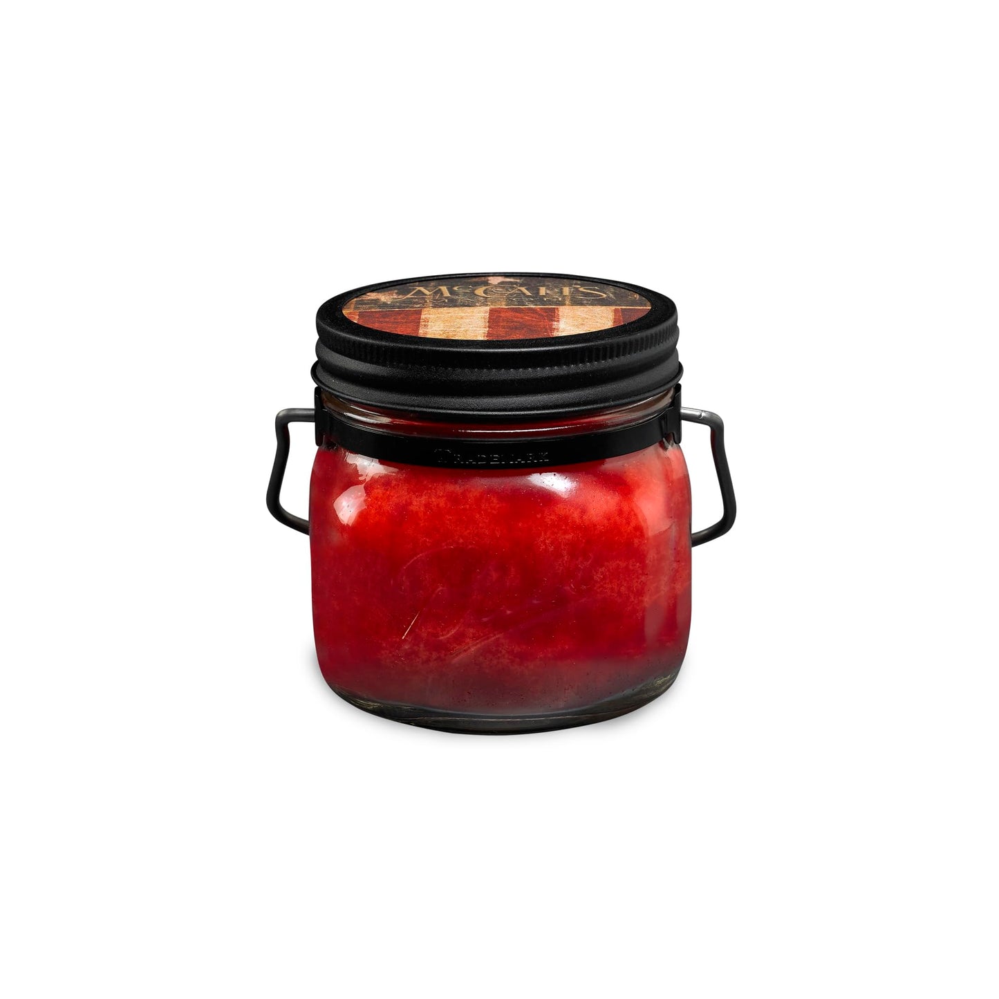 McCall’s Candles | Fresh Strawberries | 16 oz Two-Wick Scented Candle | USA-Poured | Vintage Mason Jar with Carrying Handle | Juicy Farmstand Strawberry Fragrance