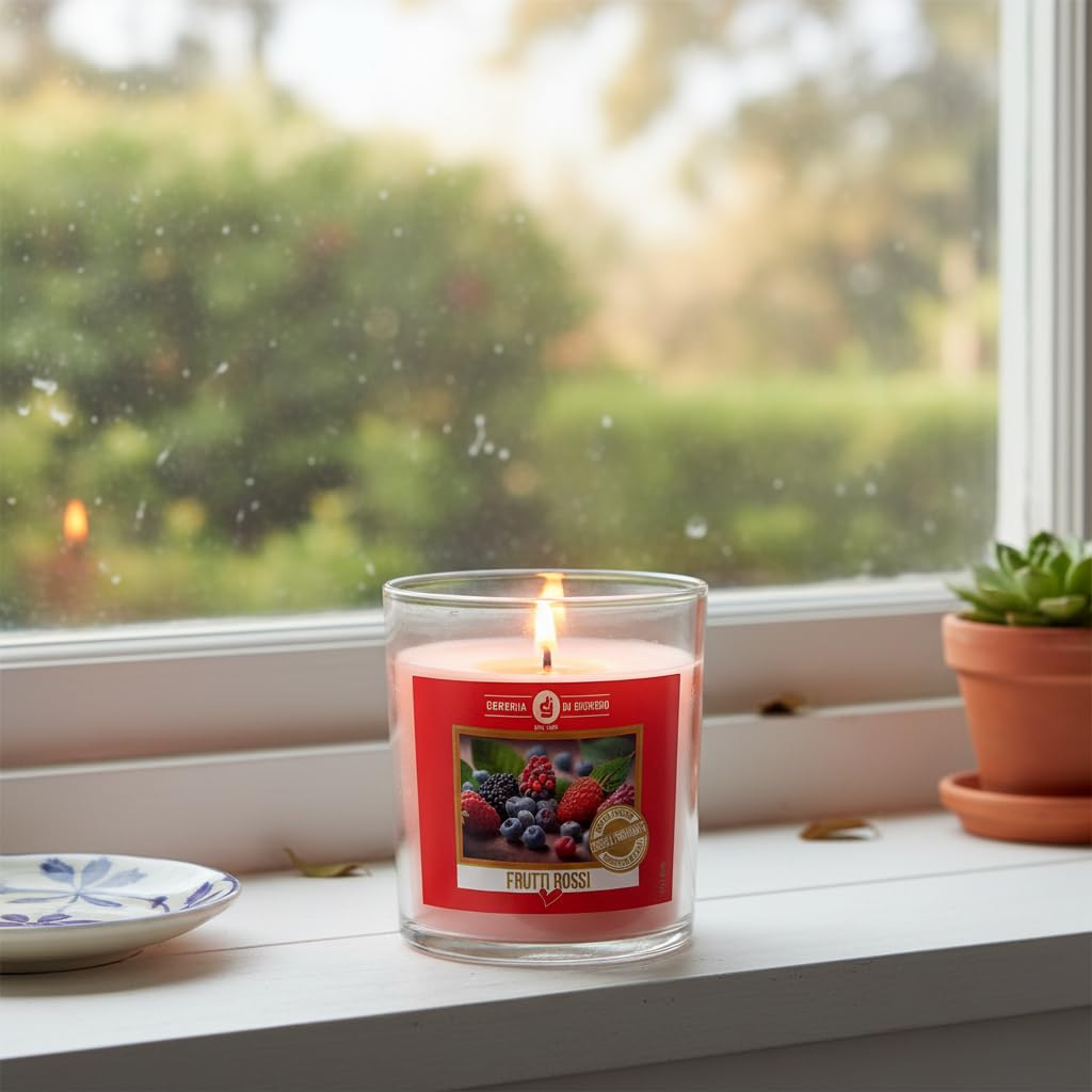 Berries/Berries Scented Vegetable Wax Candle - Allergen Free