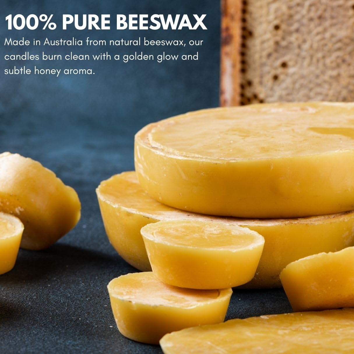 Luxora Pure Beeswax Candles - Honey-Scented, Decorative Thin Taper Candles - Ideal for Birthday Decoration or Church Prayers - Drip Free, Tall & Smokeless Pack of 45 pcs, (45, 6.5 x 0.22 in)