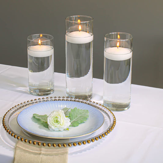 3" White Richland Floating Candles Set of 36