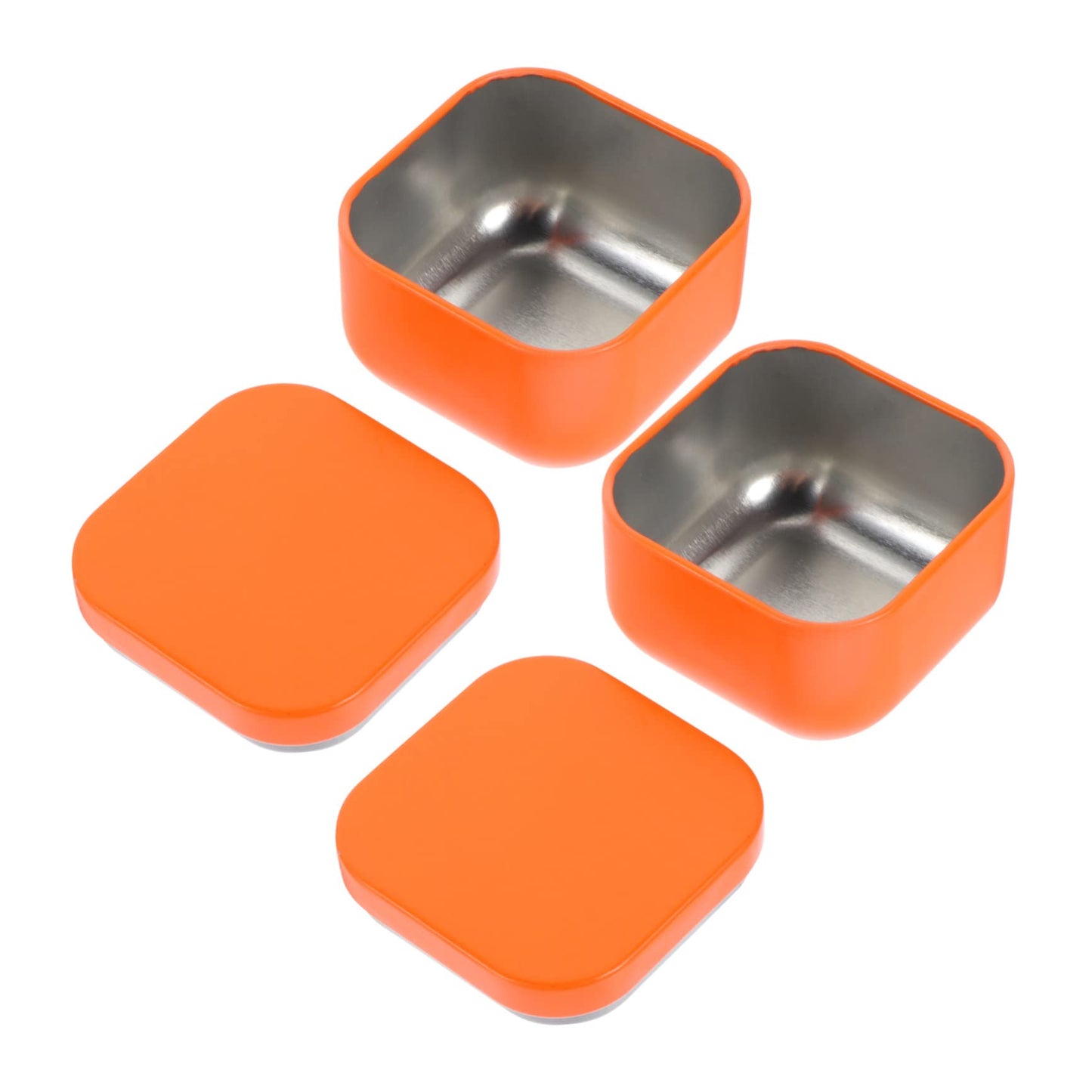 PLAFOPE Iron Material Scented Candle Holder Airtight Tinplate Candle Jar for DIY Projects