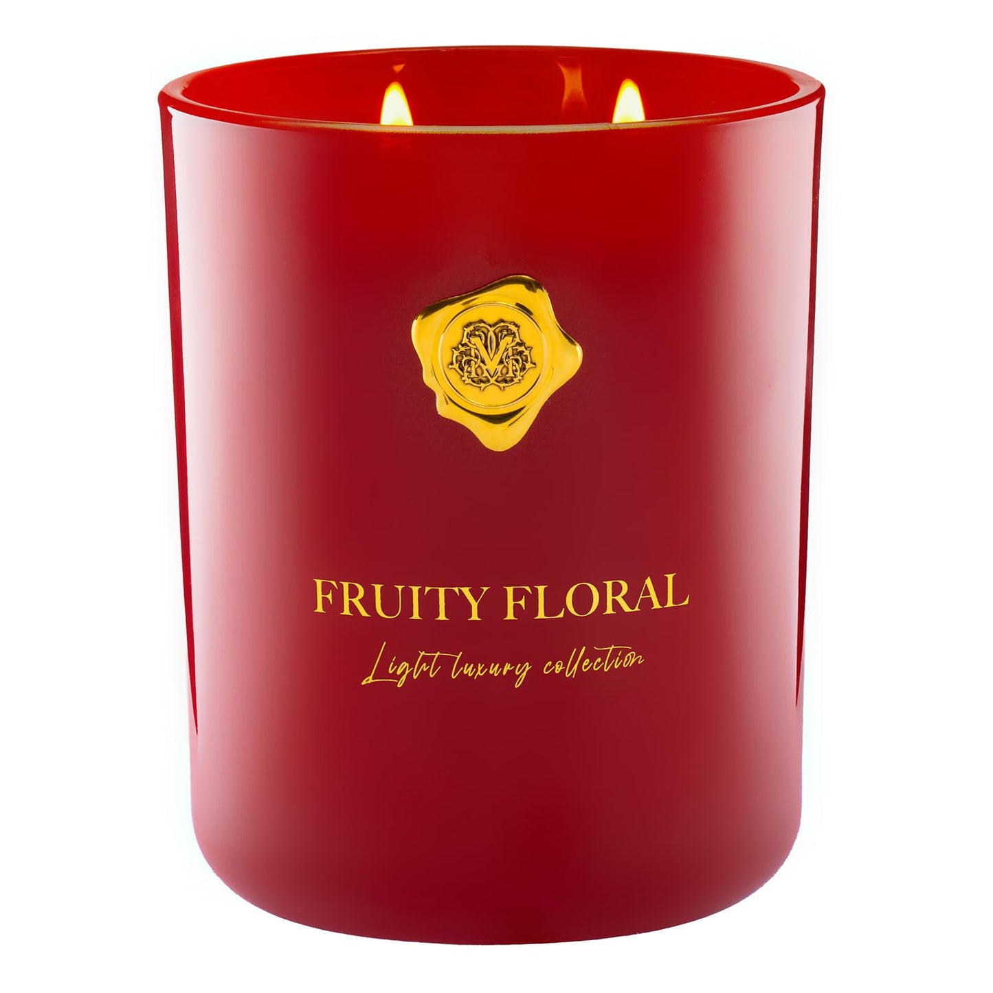 M&SENSE Fruity & Floral Scented Candle | 90-Hour Burn, 16.6 oz | Long-Lasting for Mood Healing and Gifting | Natural Non-Toxic Soy Wax | for Bathroom, Kitchen, Office