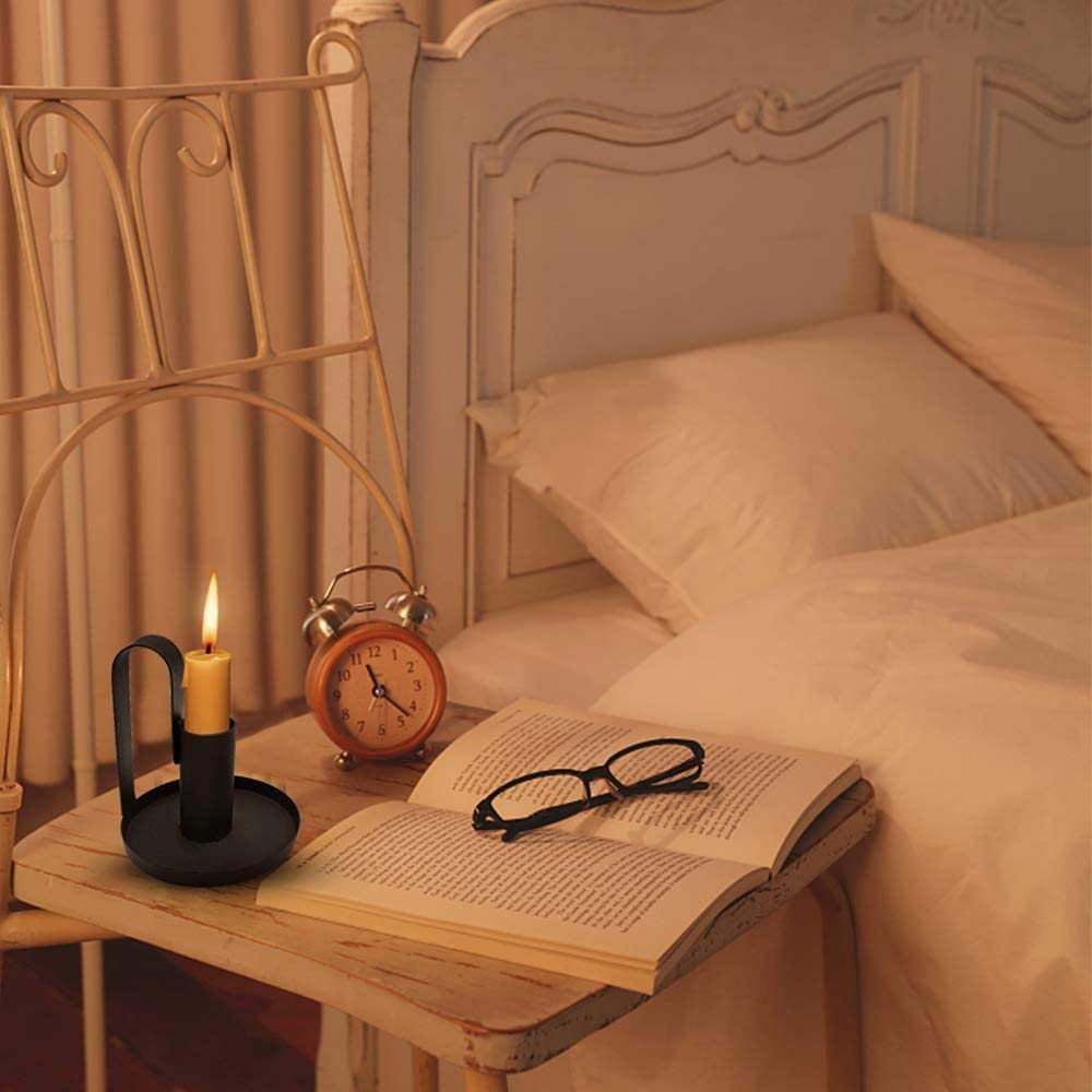 Candlestick Holders Wrought Iron Candle Holder Black Candlestick Holders Candle Holders for Wedding, Dinner, Party Decoration Candle Holders