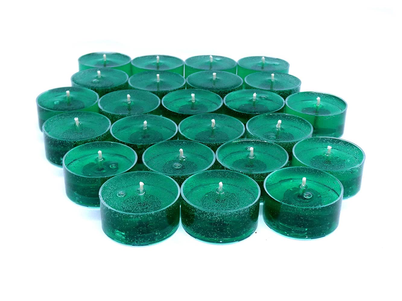 24 Pack Balsam and Cedar Scented Mineral Oil Based Gel Candle Tea Lights - Up to 8 Hours Each by The Gel Candle Company™ in USA