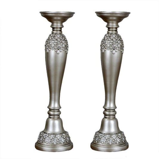 XILIN-1987 Candle Holderss Home Candle Holder Crafts Romantic Ornaments Wedding New House Decoration Candlestick Pair Decorative Candlestick (Size : B)