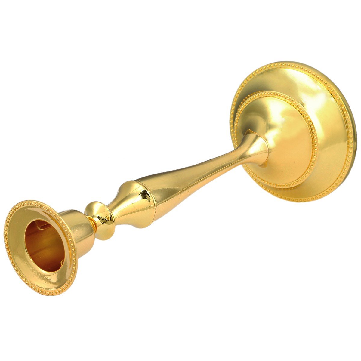 rockcloud Metal Taper Candle Holder Candlestick Decorative Centerpiece,9 inches,Gold