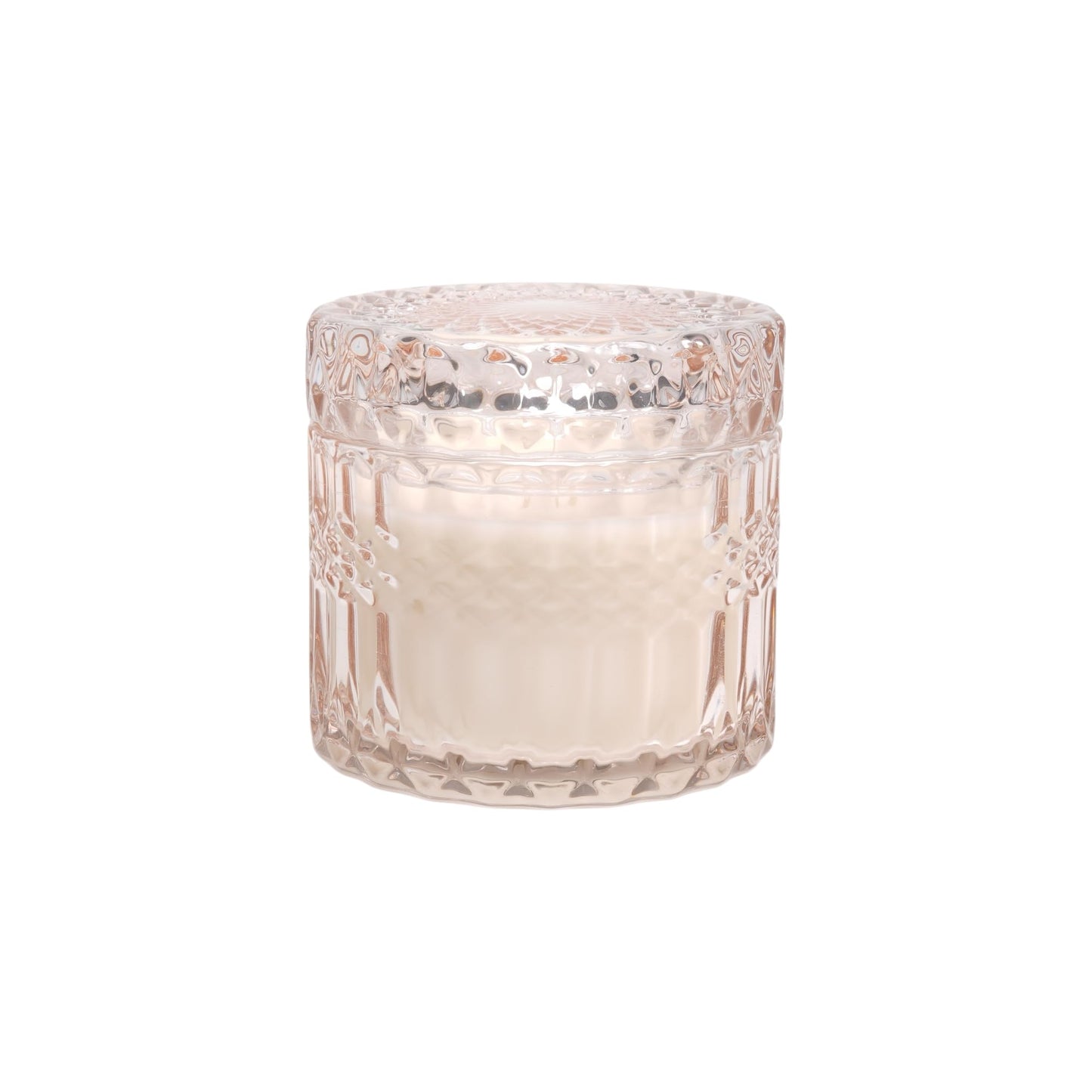 LEOBEN CO – Jasmine Santal Scented Candle – 6oz, Prism Collection Design – 35 hr Burn Time – Poured in California Using Vegan Soy Wax and Essential Oils – Made in Small Batches