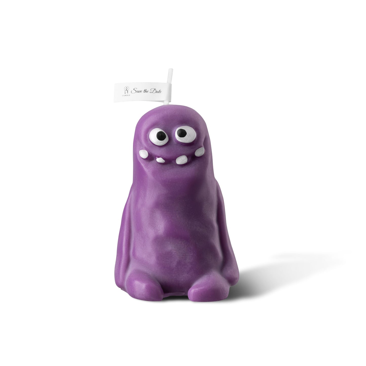 Cute Funny Clay Creature Candles with Natural Scents (Lavender), Novelty Home Decor Gifts for Holidays, Birthdays, Party Favors, Natural Soy Wax, Relaxation and Mood Enhancement