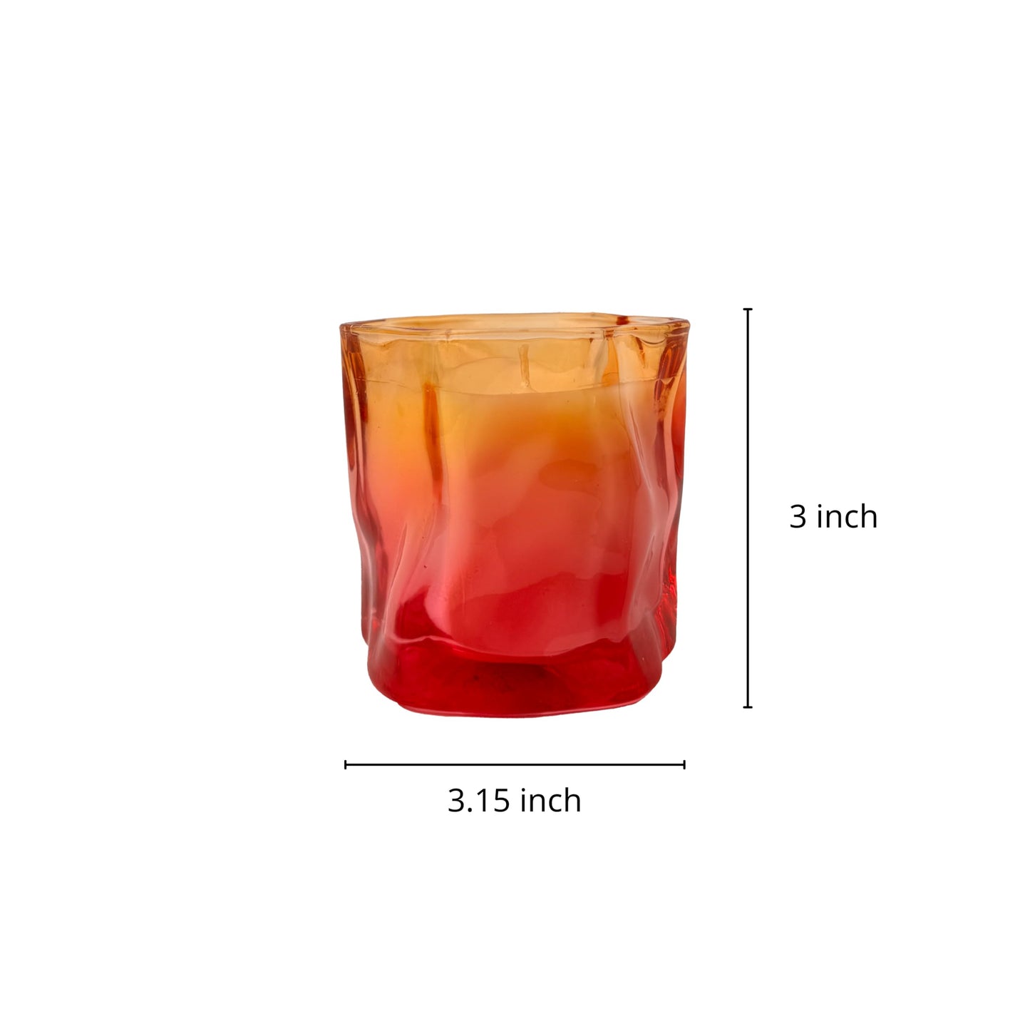 Signature Scent Ombre Jar Candle 4.5oz – CW Studio Hand-Poured Palm & Paraffin Wax, Up to 23 Hour Burn, Dust Cover Lid, Clean Burn Home Decor & Gift