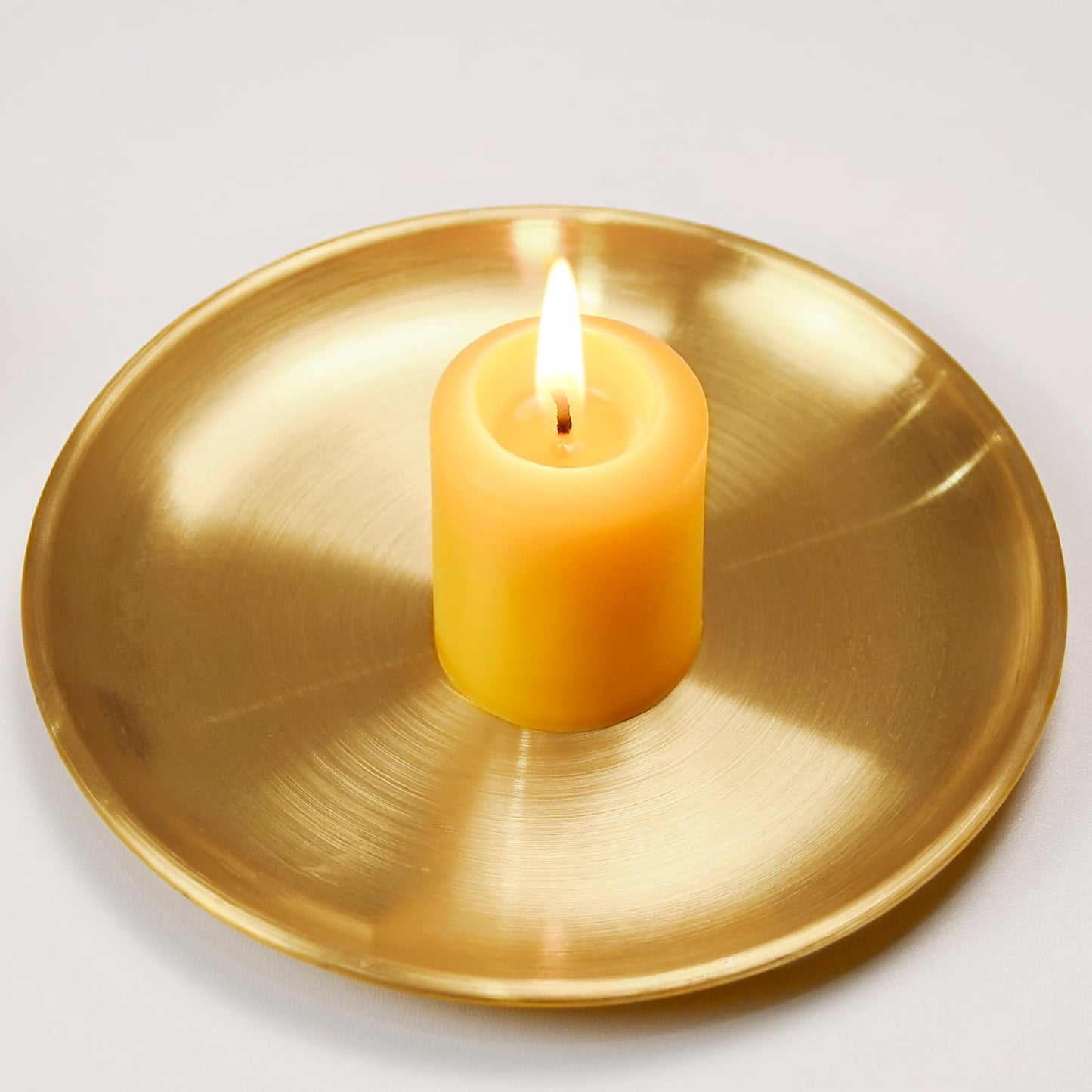 Beeswax Votive Candles-6 Pack Natural Small Votives Set for Home Room Decor Party Wedding Spa Gift