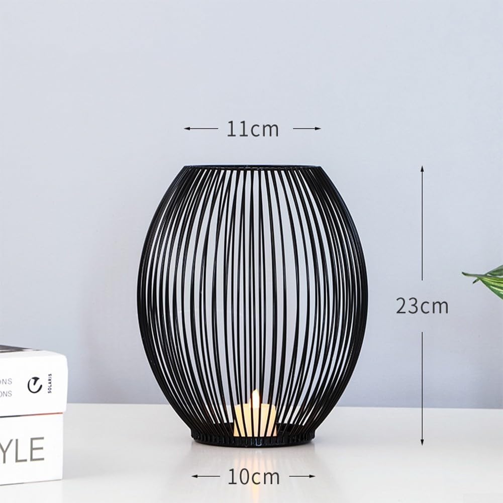 Fashion Metal Lantern Stand Enhance Your Home With This Decorative Candle Holder (L)